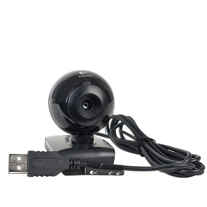 Logitech QuickCam 1.3MP (Interpolated) USB Webcam w/Laptop LCD C